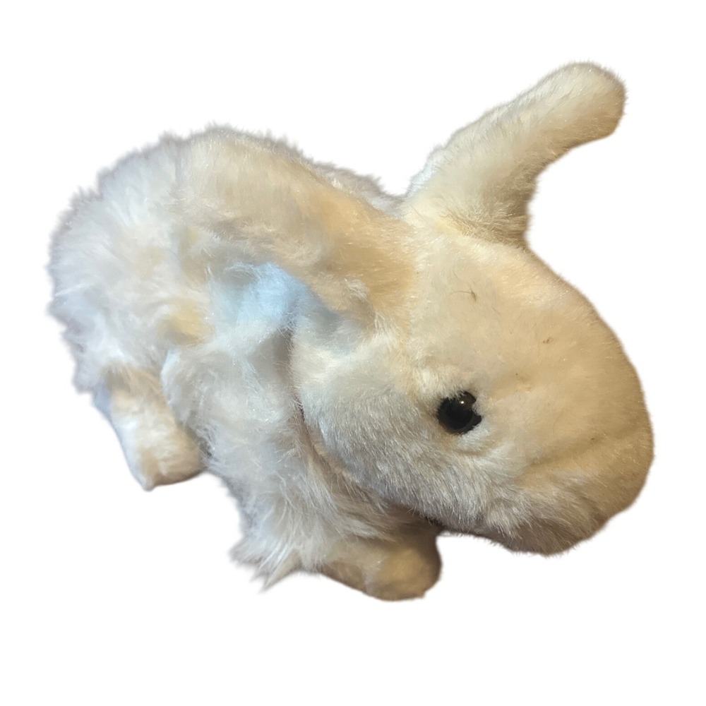 Cadbury realistic White Easter Bunny Plush Stuffed Animal Purple Bow Hershey